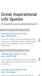 Mobile Screenshot of greatinspirationallifequotes.blogspot.com