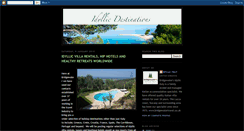 Desktop Screenshot of idyllicdestinations.blogspot.com