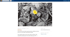 Desktop Screenshot of beauty--for--ashes.blogspot.com