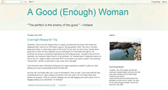 Desktop Screenshot of goodenoughwoman.blogspot.com