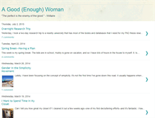 Tablet Screenshot of goodenoughwoman.blogspot.com