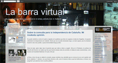 Desktop Screenshot of labarravirtual.blogspot.com