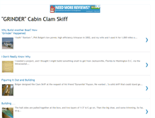 Tablet Screenshot of grindercabinclamskifff.blogspot.com