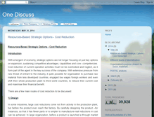 Tablet Screenshot of onediscuss.blogspot.com