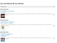 Tablet Screenshot of lacurvaturadelacornea.blogspot.com