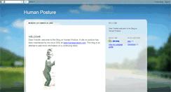 Desktop Screenshot of humanposture.blogspot.com