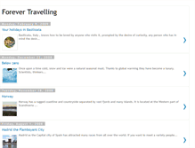 Tablet Screenshot of forevertravelling.blogspot.com