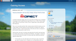 Desktop Screenshot of gainingaccess.blogspot.com