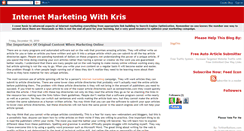 Desktop Screenshot of marketing-a-website.blogspot.com