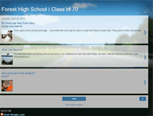 Tablet Screenshot of foresthighschoolclassof70.blogspot.com