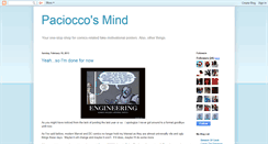 Desktop Screenshot of pacioccosmind.blogspot.com