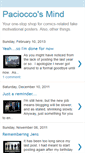 Mobile Screenshot of pacioccosmind.blogspot.com