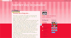 Desktop Screenshot of amanda-anotherdayinparadise.blogspot.com