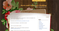 Desktop Screenshot of kevinandcourtneywedding.blogspot.com