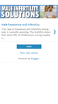 Mobile Screenshot of curemaleinfertility.blogspot.com