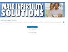 Tablet Screenshot of curemaleinfertility.blogspot.com