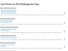 Tablet Screenshot of bestpricesonprekindergartentoys.blogspot.com