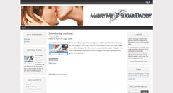 Desktop Screenshot of marrymesugardaddy.blogspot.com