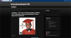 Desktop Screenshot of brandnewleaks123.blogspot.com