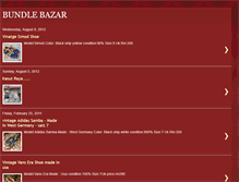 Tablet Screenshot of bundlebazar.blogspot.com