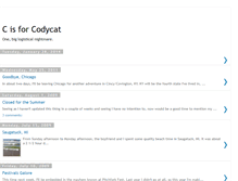 Tablet Screenshot of cisforcodycat.blogspot.com