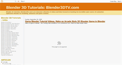 Desktop Screenshot of blender3dtv.blogspot.com