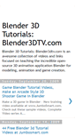Mobile Screenshot of blender3dtv.blogspot.com
