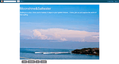 Desktop Screenshot of moonshineandsaltwater.blogspot.com