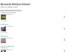 Tablet Screenshot of devaneiospoeticosurbanos.blogspot.com