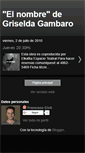 Mobile Screenshot of elnombredegriseldagambaro.blogspot.com