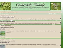 Tablet Screenshot of calderdale-wildlife.blogspot.com