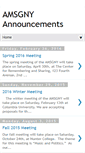 Mobile Screenshot of ams-gny-announcements.blogspot.com