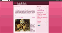 Desktop Screenshot of goth-o-mania.blogspot.com