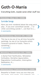 Mobile Screenshot of goth-o-mania.blogspot.com
