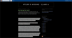 Desktop Screenshot of m-ntldrismissing.blogspot.com