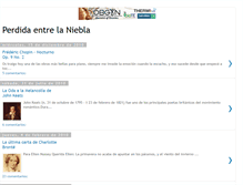 Tablet Screenshot of perdidaentrelaniebla.blogspot.com