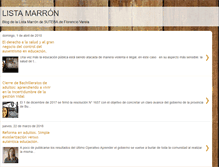 Tablet Screenshot of marronlista.blogspot.com