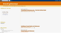 Desktop Screenshot of gotraveldeals-getaways.blogspot.com