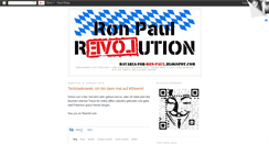 Desktop Screenshot of bavaria-for-ron-paul.blogspot.com