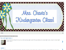 Tablet Screenshot of chaviskindergarten.blogspot.com