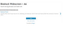 Tablet Screenshot of bioshockfix.blogspot.com