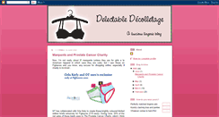 Desktop Screenshot of delectabledecolletage.blogspot.com