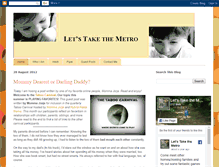 Tablet Screenshot of letstakethemetro.blogspot.com