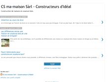 Tablet Screenshot of cs-ma-maison.blogspot.com