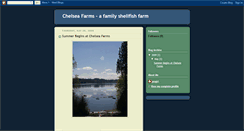 Desktop Screenshot of chelseafarms-afamilyshellfishfarm.blogspot.com