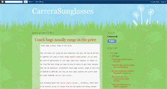 Desktop Screenshot of carreraglasses.blogspot.com