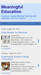 Mobile Screenshot of meaningfuleducation.blogspot.com