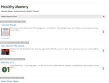 Tablet Screenshot of mamahealthnut.blogspot.com