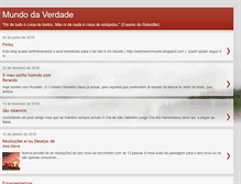 Tablet Screenshot of mundodaverdade.blogspot.com