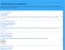 Tablet Screenshot of enfermeradequirofano.blogspot.com